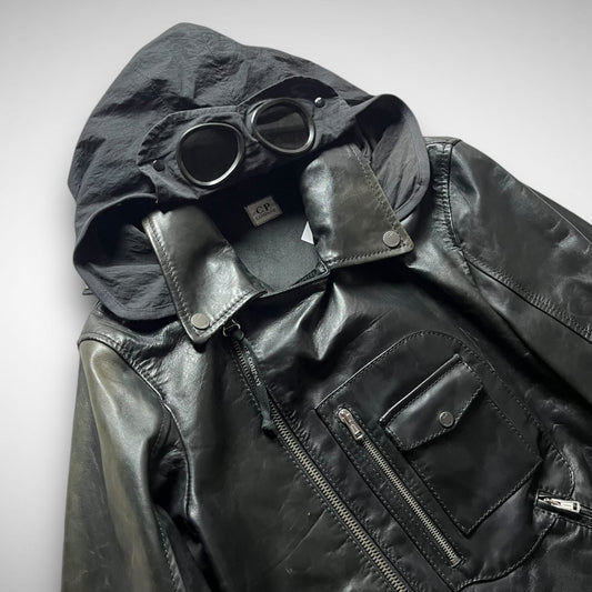 CP Company Leather Mille Miglia Biker Jacket (SS2008)