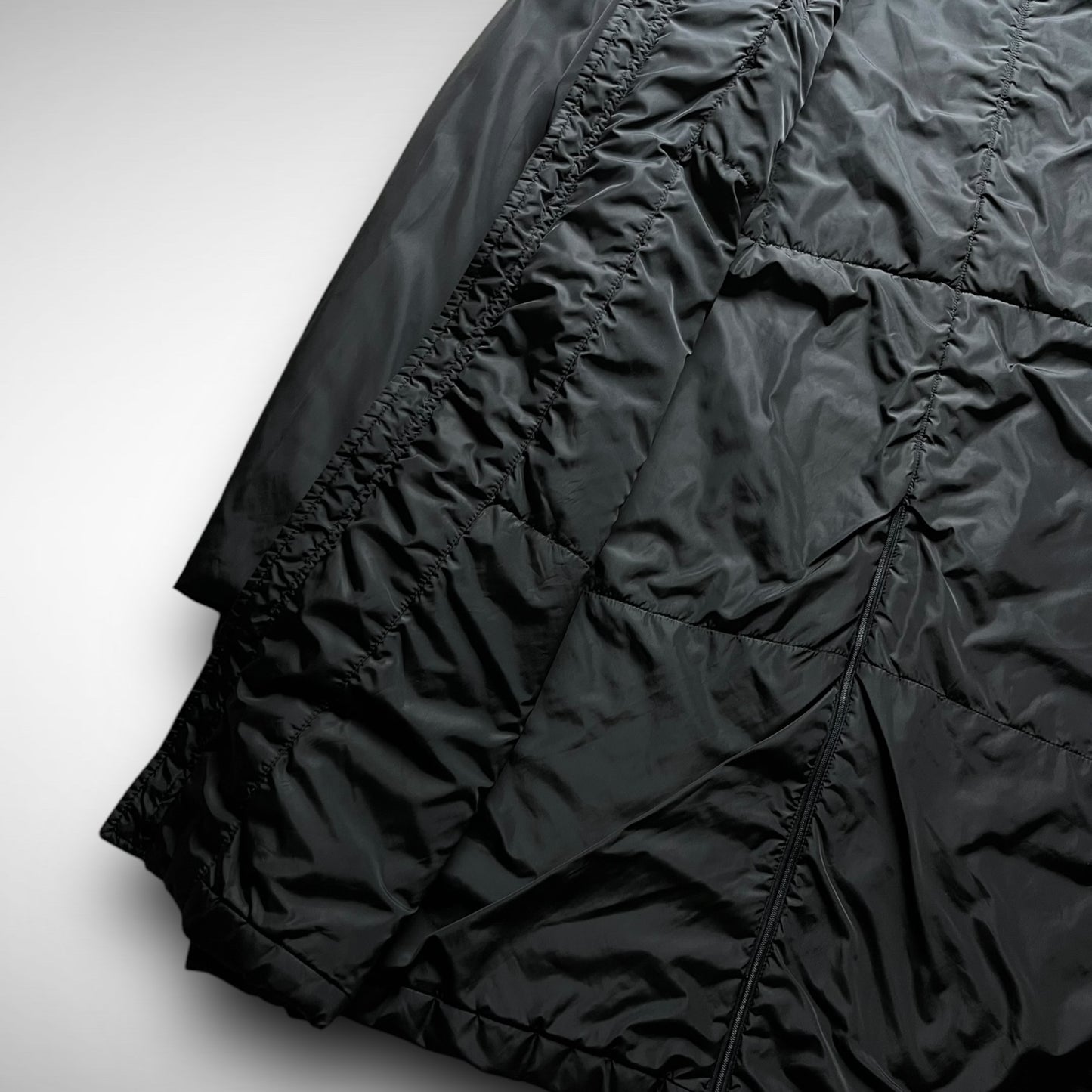 Prada Padded Nylon Overcoat (2000s)