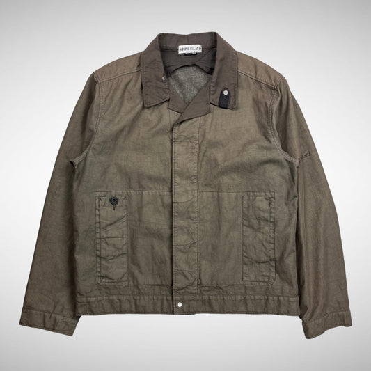 Stone Island Resinated Cotton Jacket (SS2002)