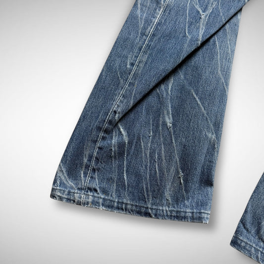 Levi’s Engineered Laser-Etched Twisted Jeans (2000s)