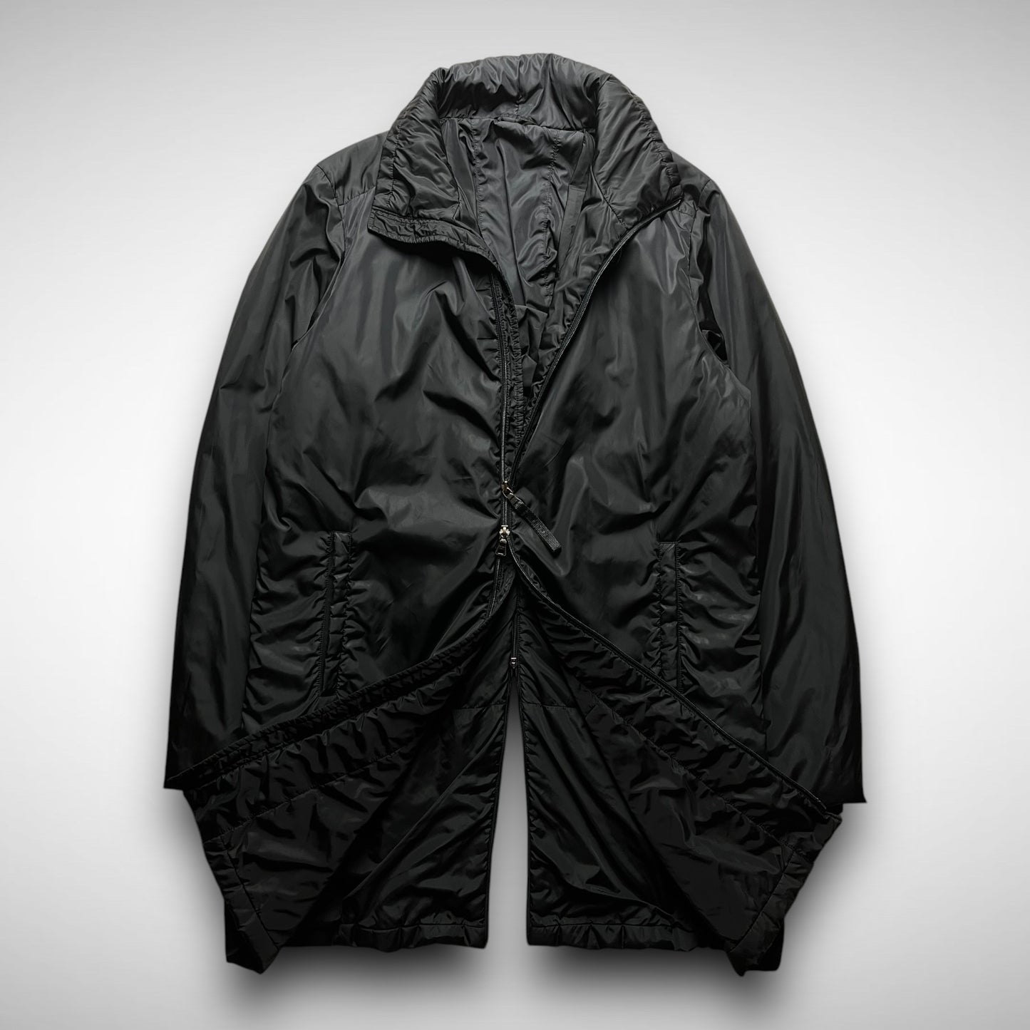Prada Padded Nylon Overcoat (2000s)