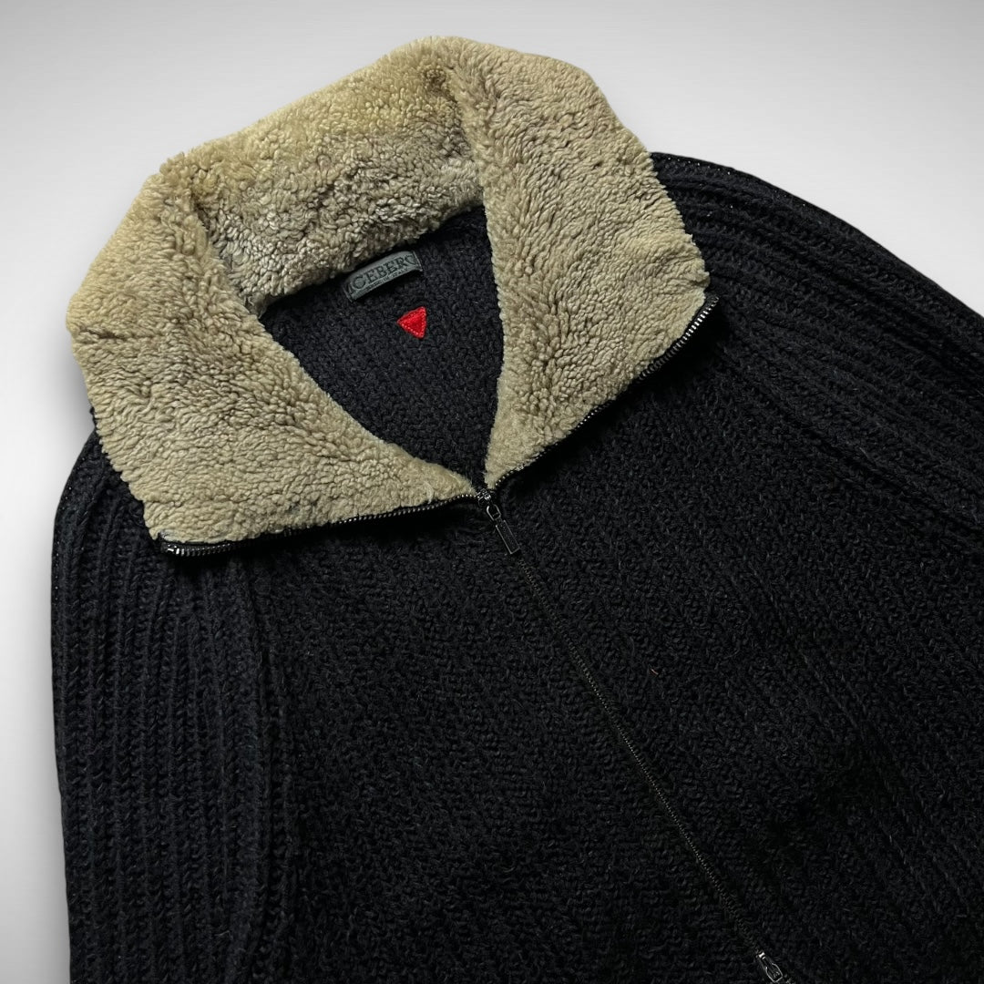 Iceberg Sherpa Zip-Up Knit (1990s)