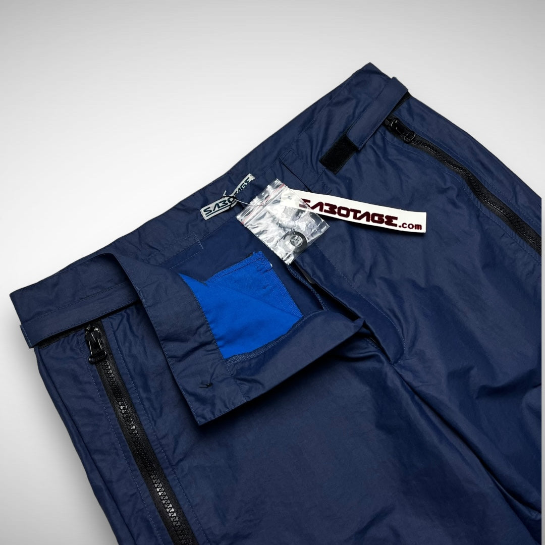 Sabotage Nylon Full-Zip Pants (1990s)