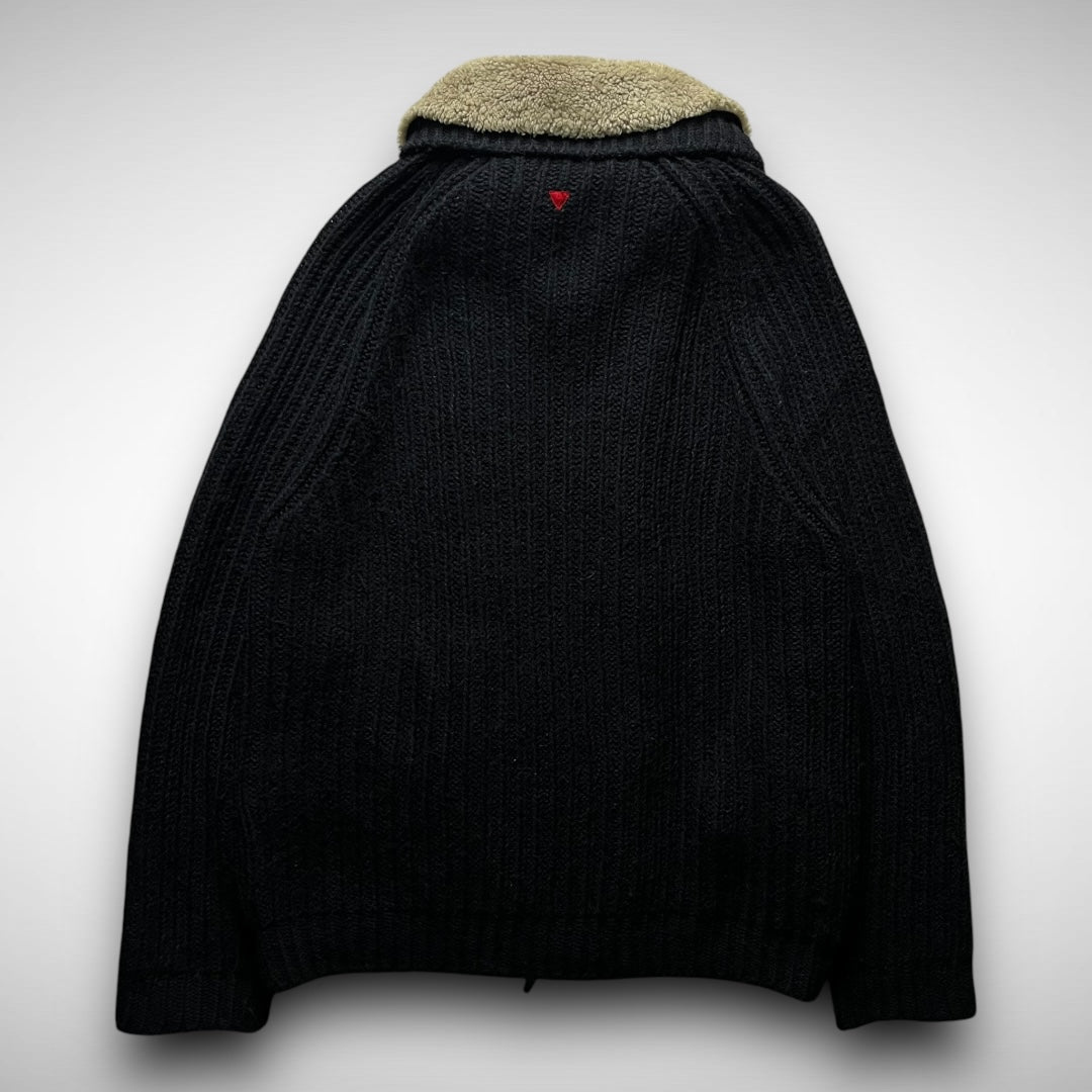 Iceberg Sherpa Zip-Up Knit (1990s)