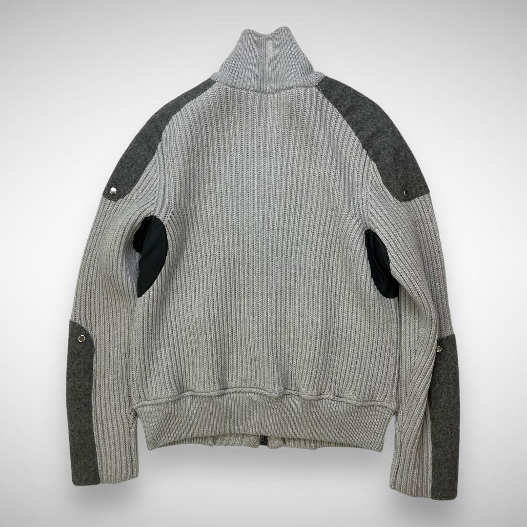 Puma Army Wool Zip-Up Knit (1990s)