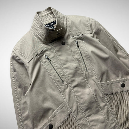 DKNY Cotton & Mesh Tactical Jacket (2000s)