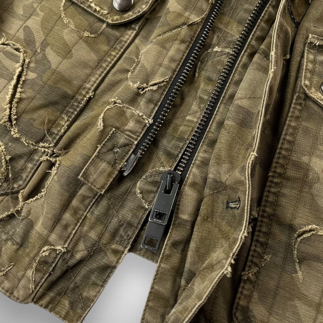 Diesel Laser Cut Camo Hooded Jacket (2010)