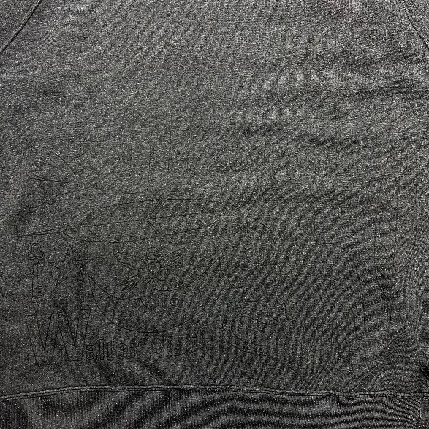 Walter van Beierendonck Hidden Print Crewneck (2017)
