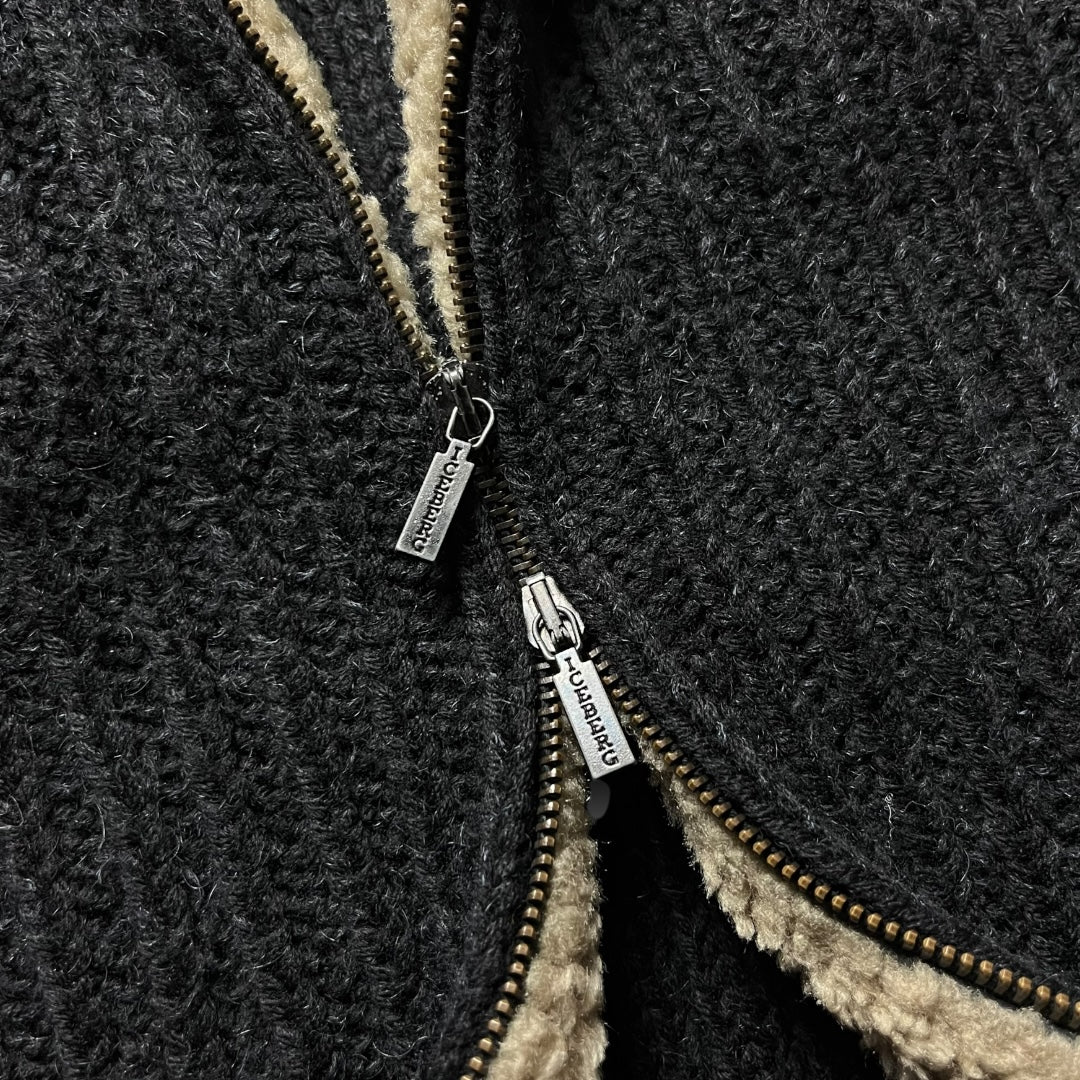 Iceberg Sherpa Zip-Up Knit (1990s)