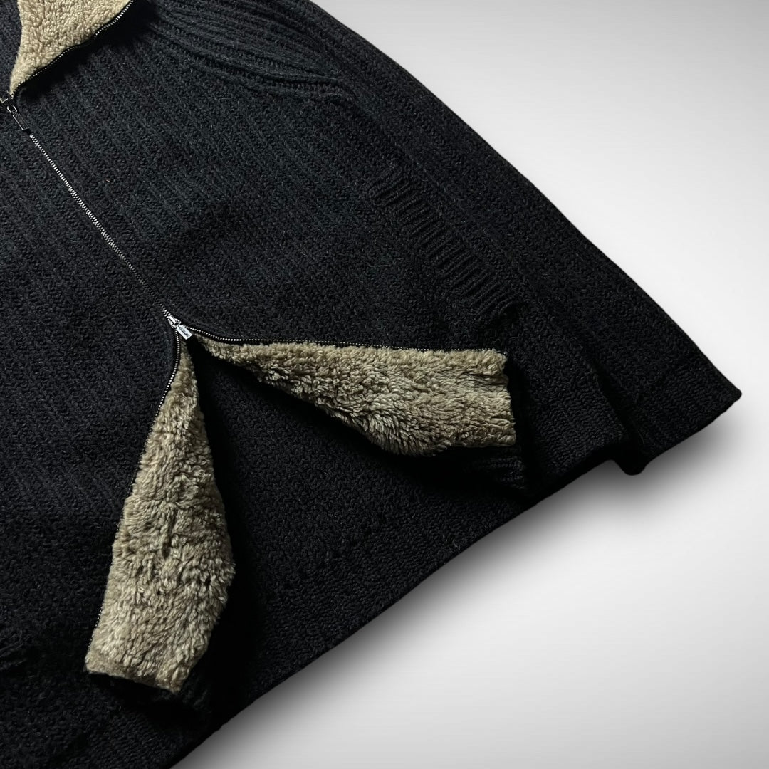 Iceberg Sherpa Zip-Up Knit (1990s)