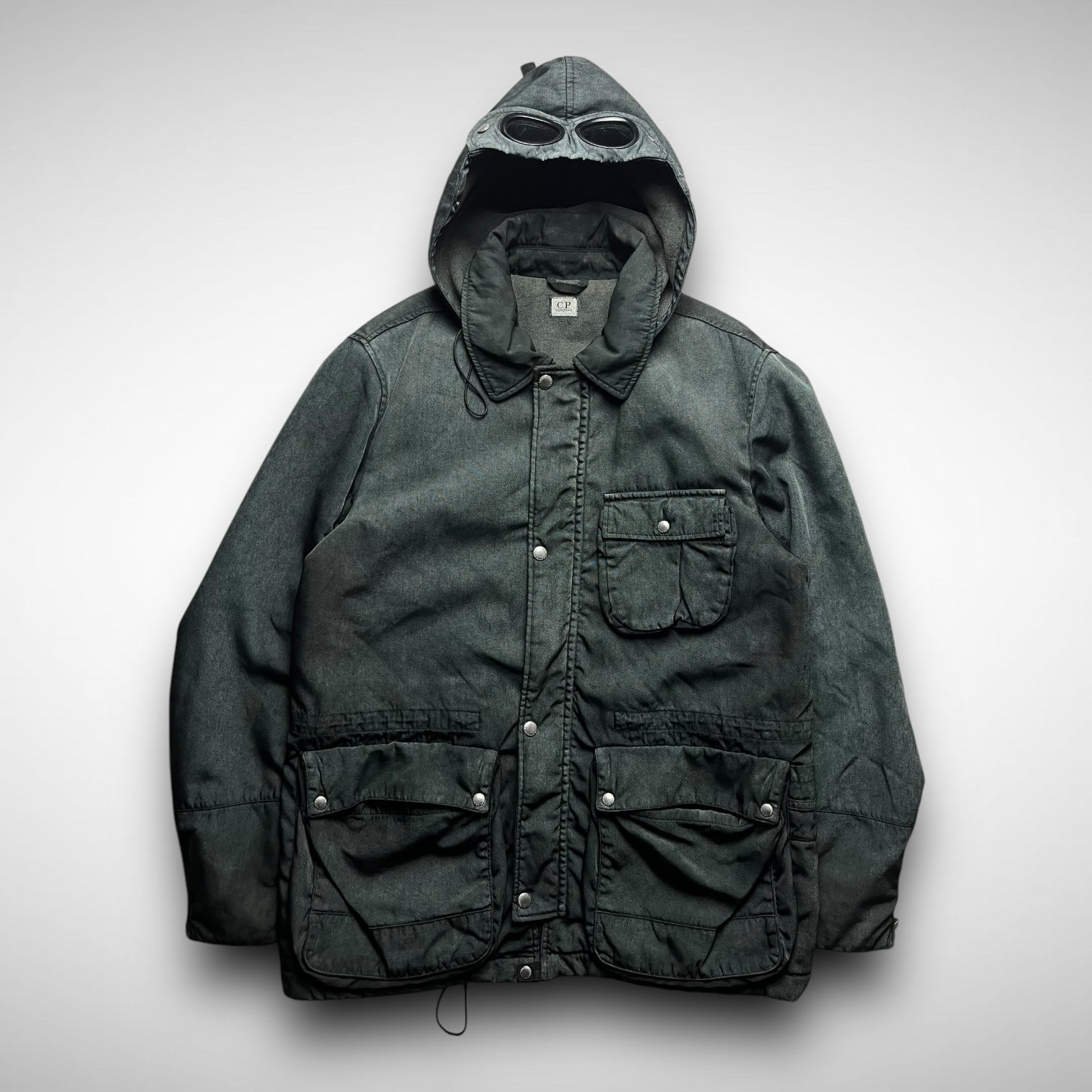 Fili Rubber Garment Dyed Cp Company 50 Fili Field Goggle Jacket CP