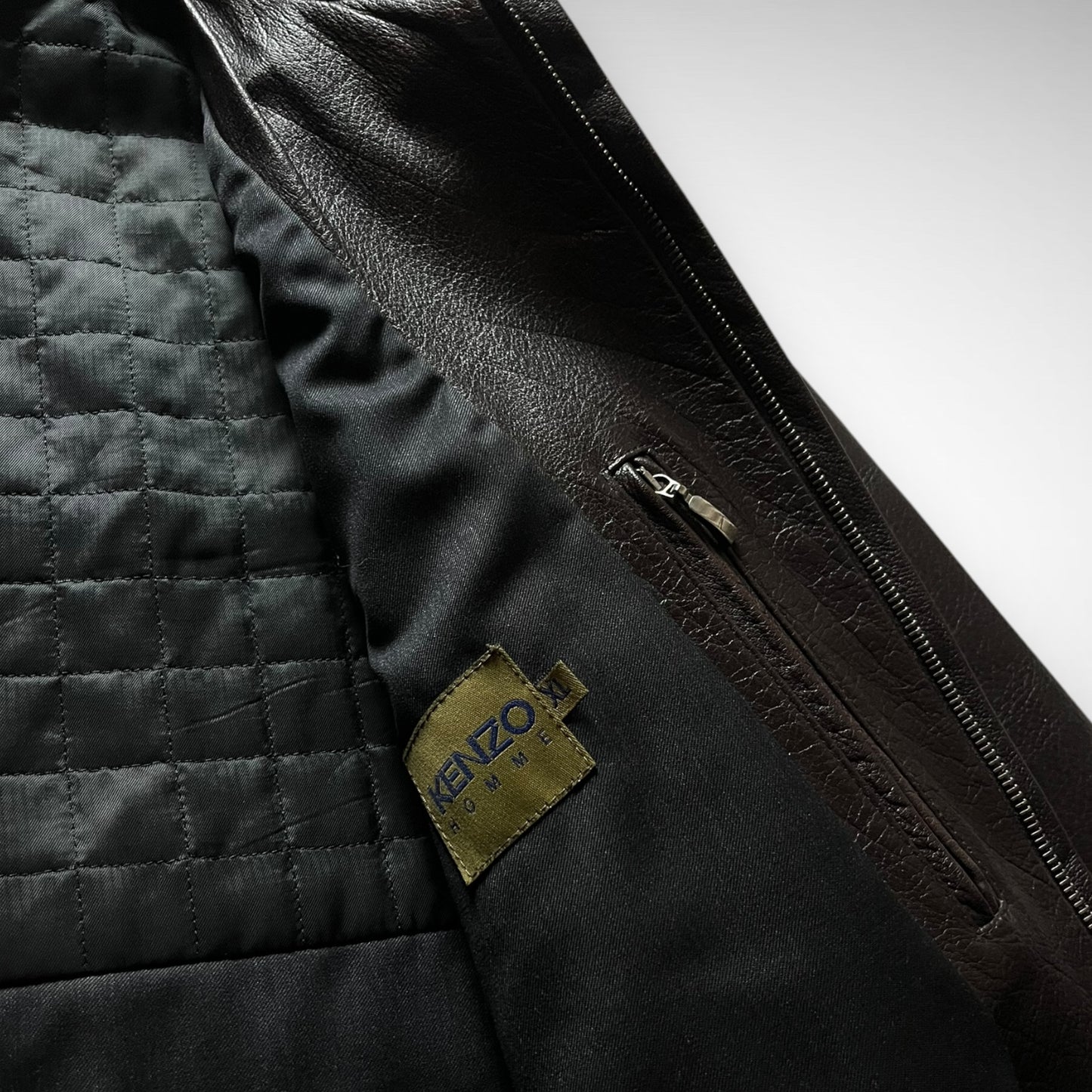 Kenzo Buffalo Leather Jacket (2000s)
