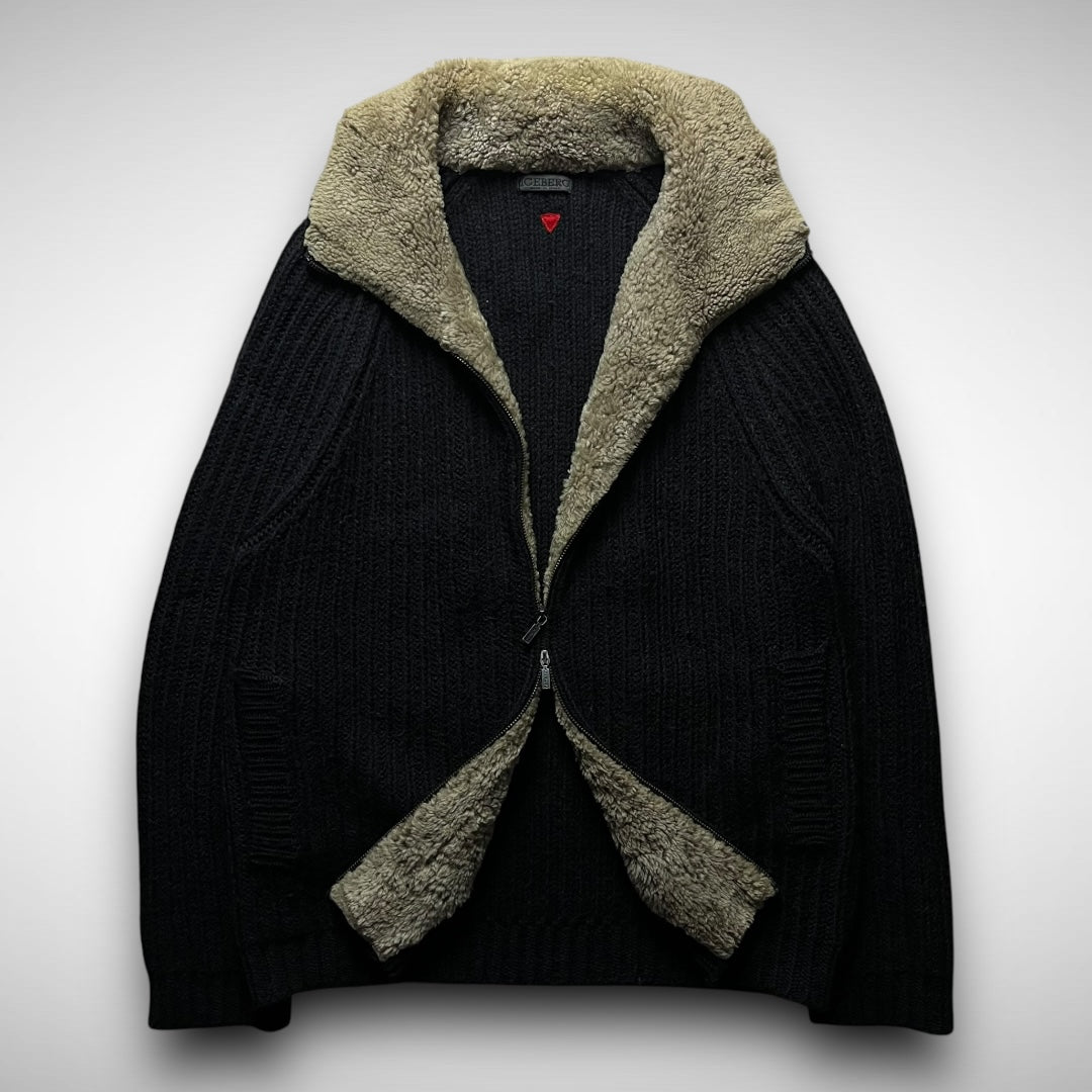 Iceberg Sherpa Zip-Up Knit (1990s)