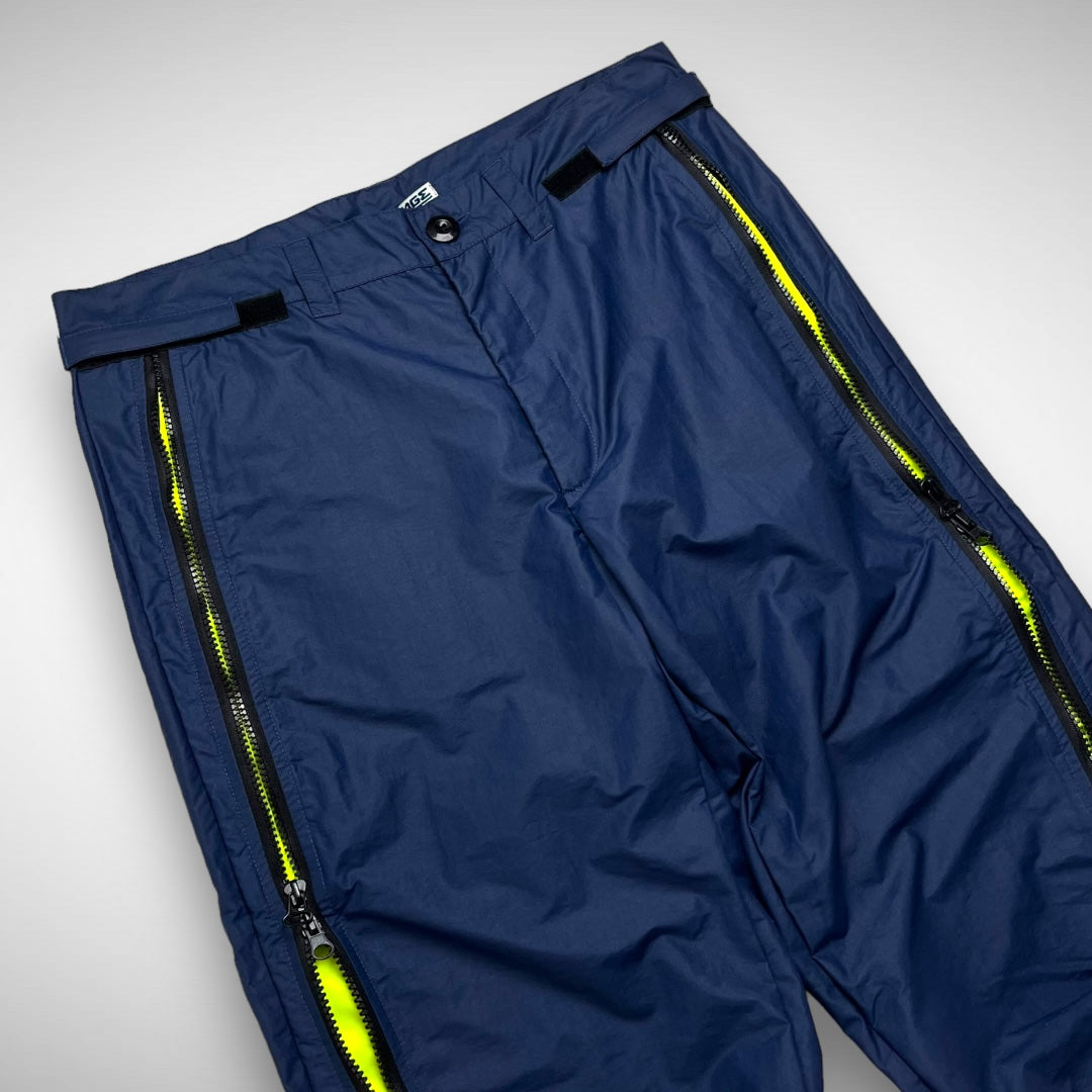 Sabotage Nylon Full-Zip Pants (1990s)
