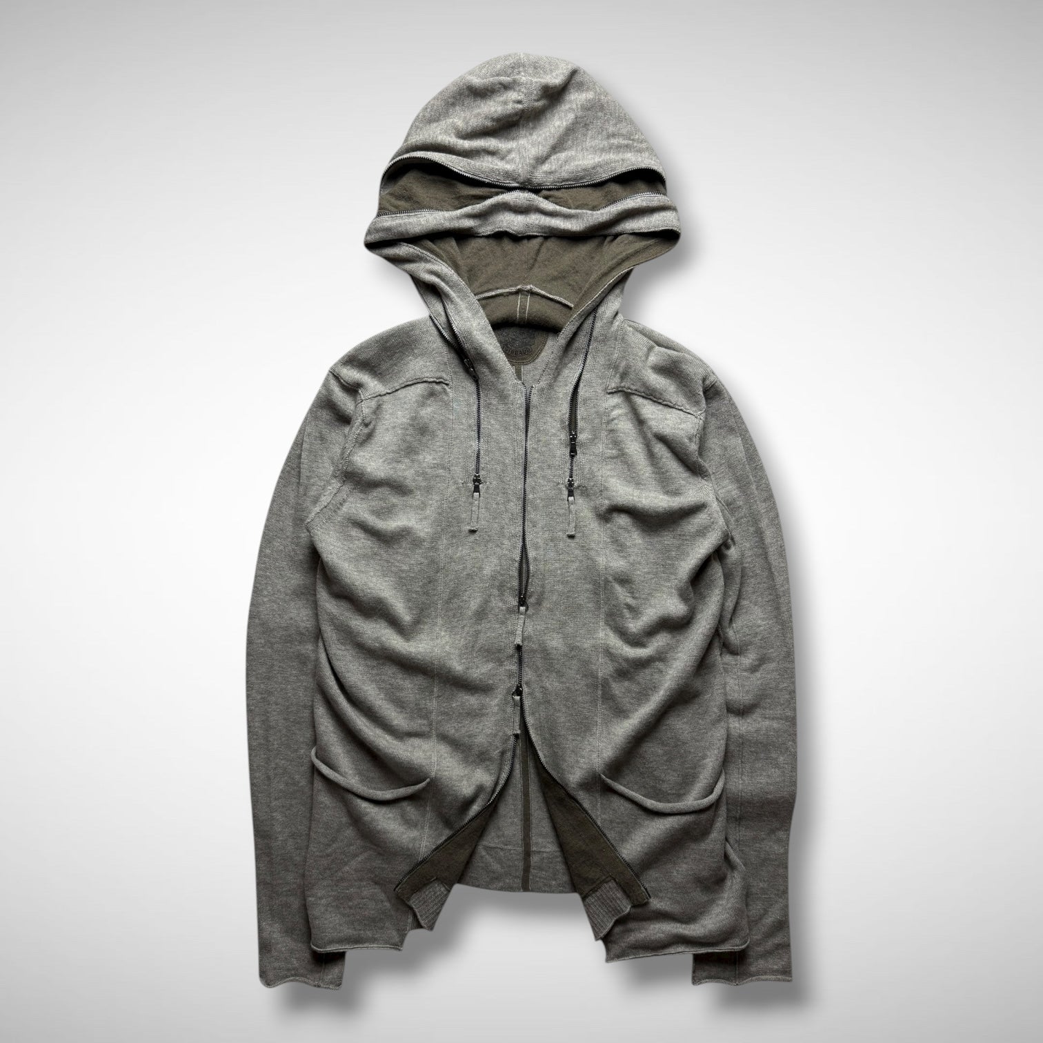 Marithé + François Girbaud Double Hooded Zip Jacket (2000s 