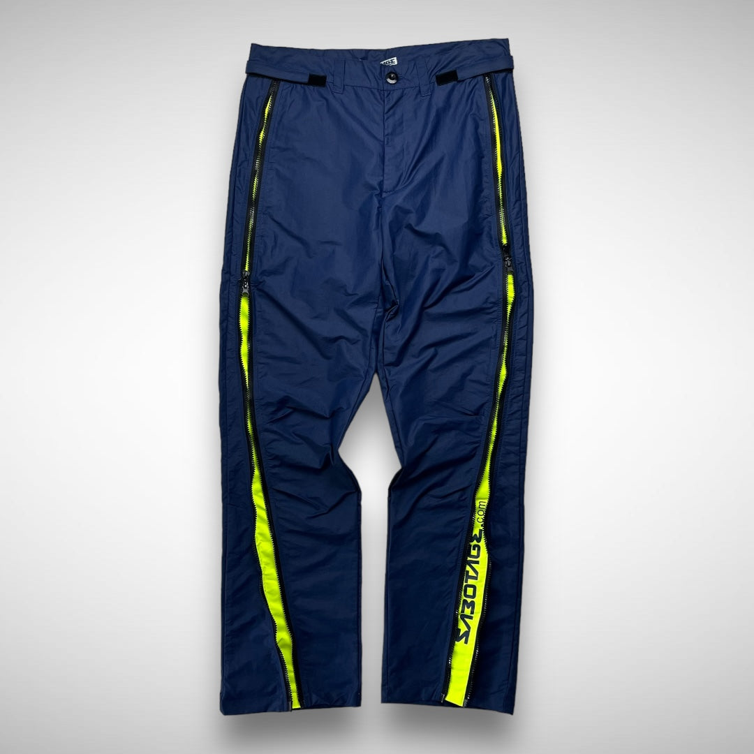 ★韓国人気★BADBLOOD★Spiral Zip Vintage Work Pants Trail Pants - Heart Studio Tobacco | Roark