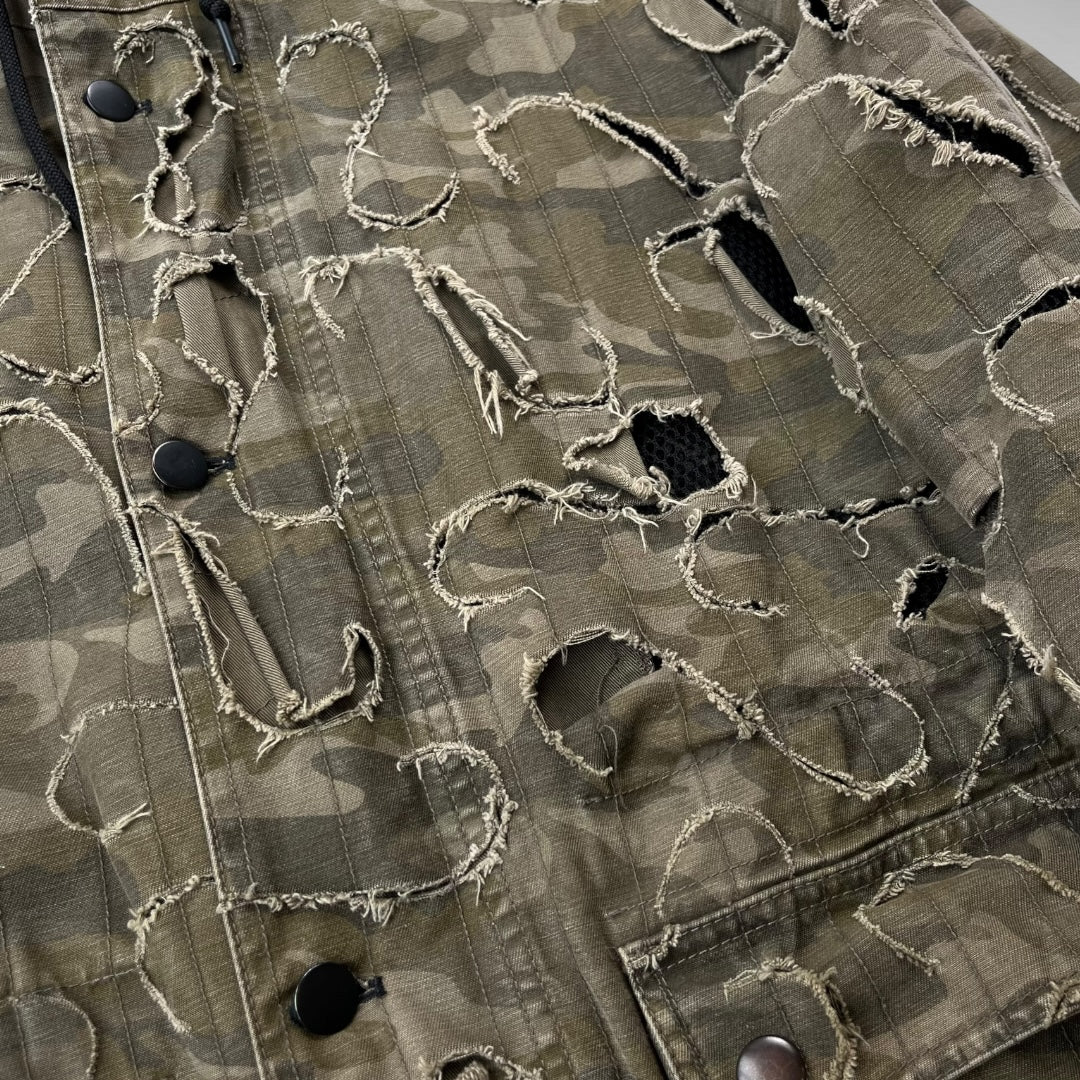 Diesel Laser Cut Camo Hooded Jacket (2010)