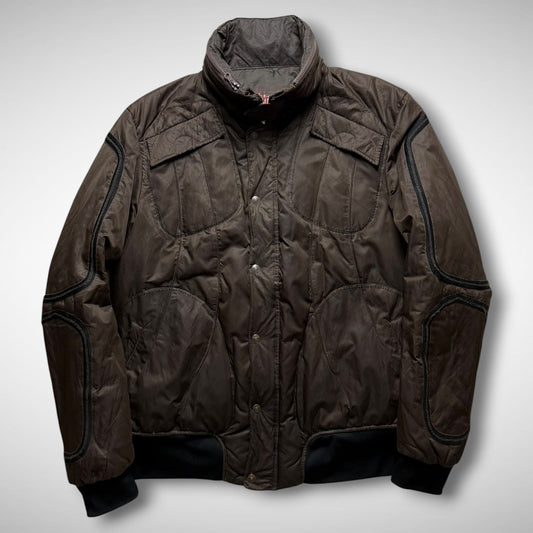 Marithé + François Girbaud Reversible Nylon Metal Jacket (1990s)