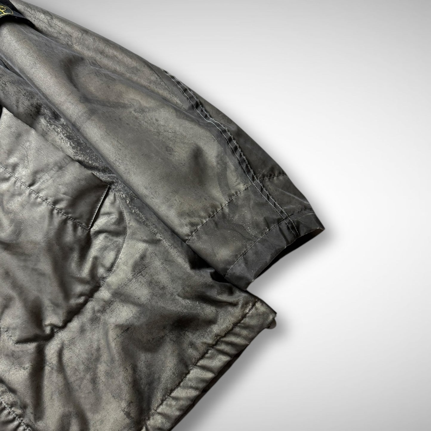Stone Island Monofilament Mesh Camo Parka w/ Wool Liner (AW2001)