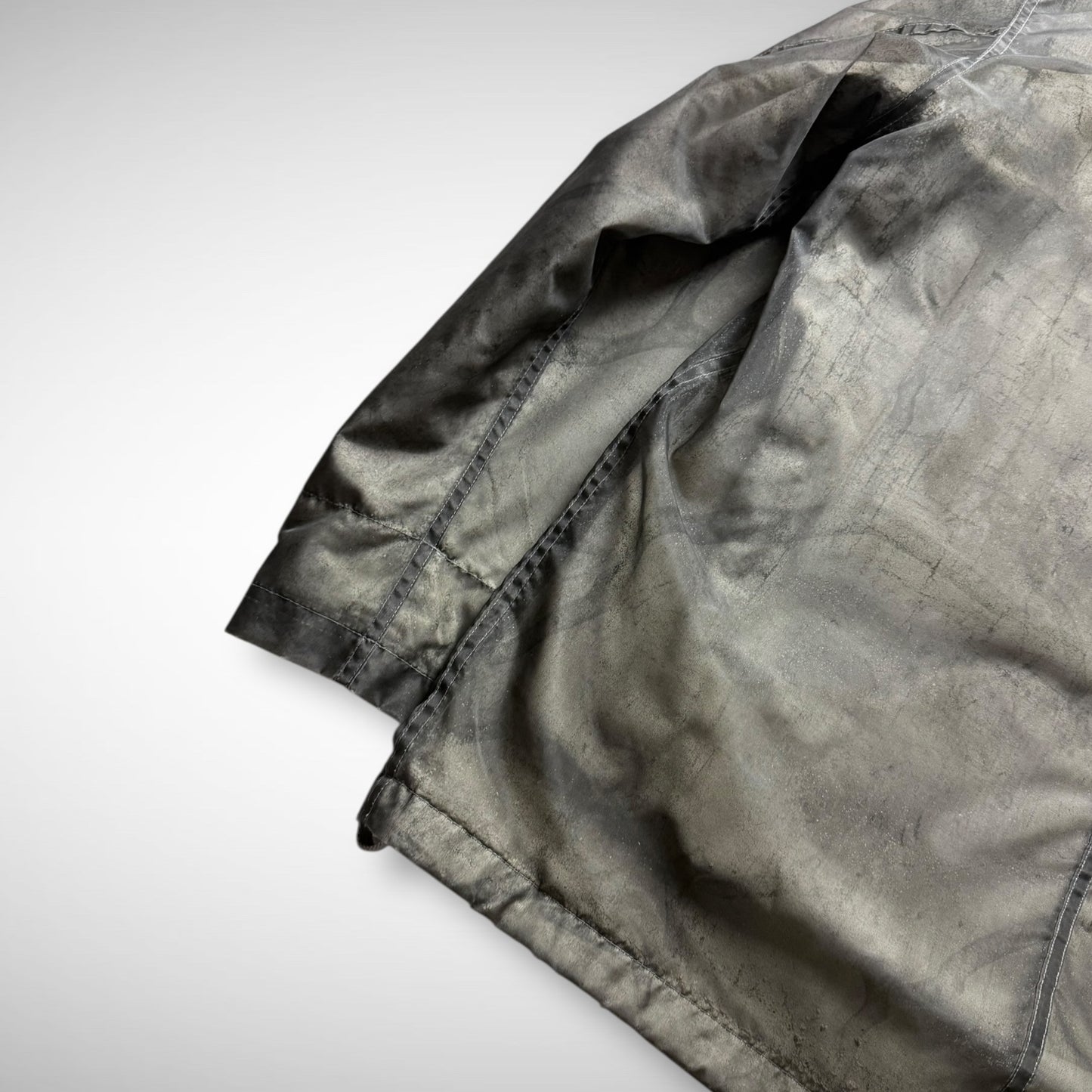 Stone Island Monofilament Mesh Camo Parka w/ Wool Liner (AW2001)