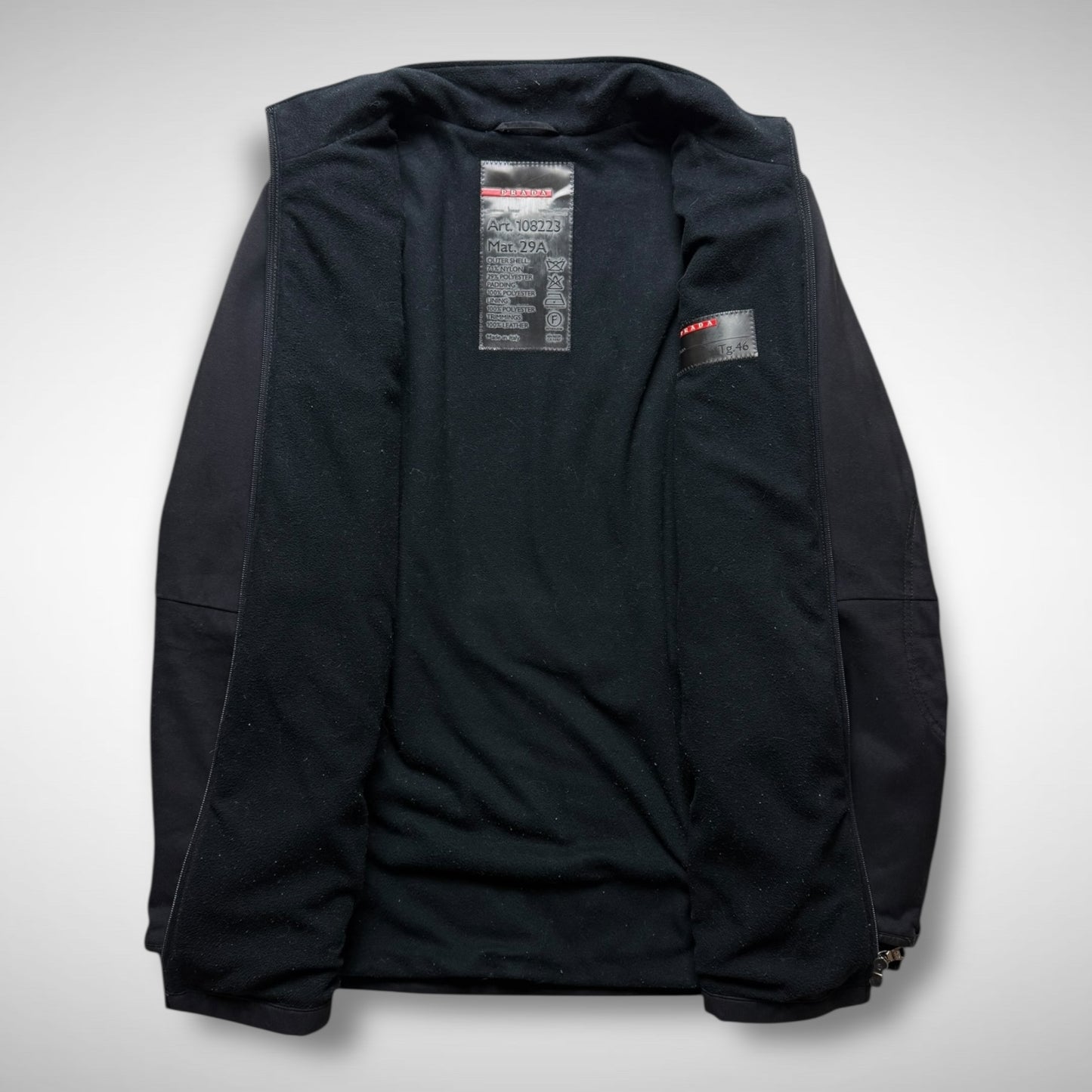 Prada Linea Rossa Riot Collar Belted Jacket (FW1999)