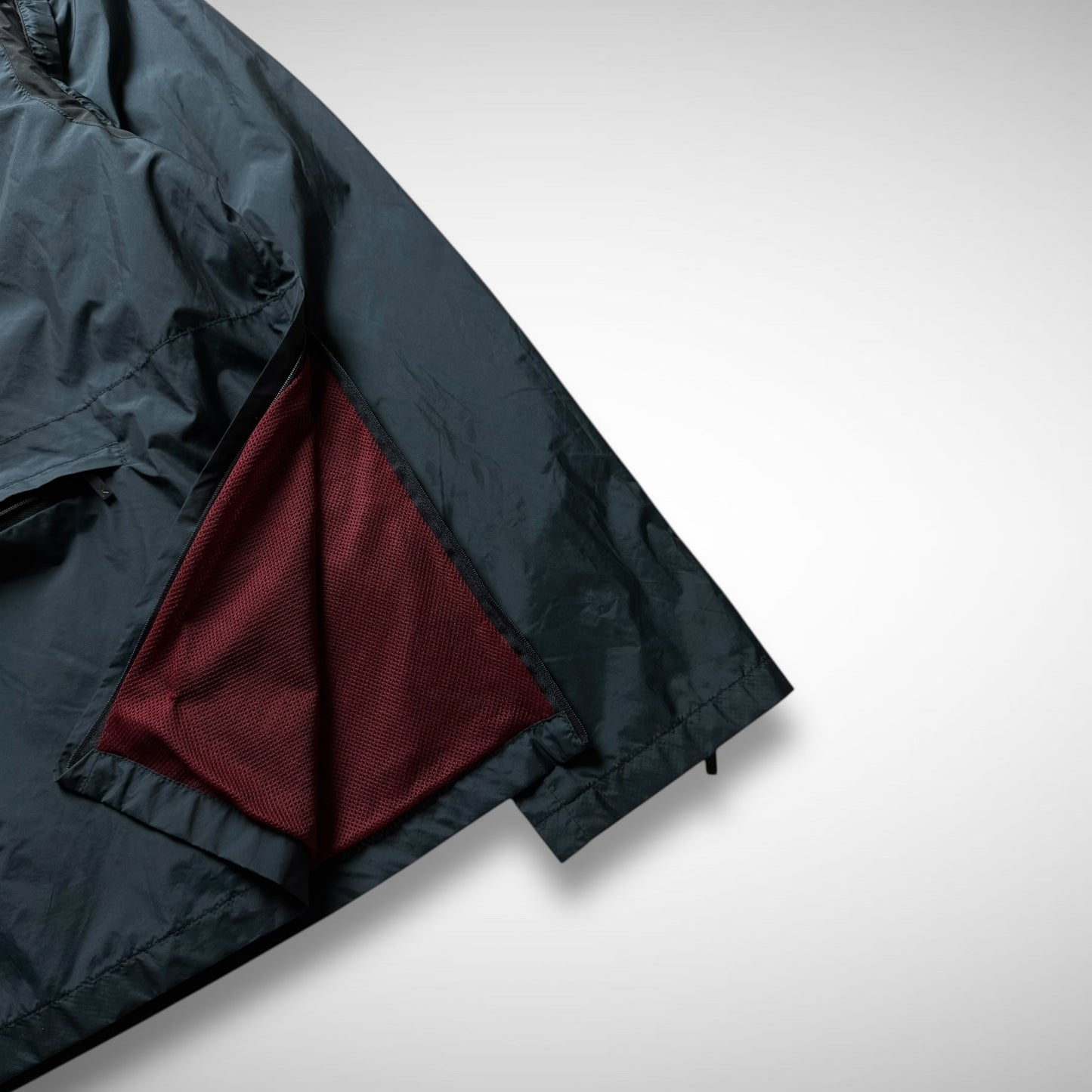 Kenzo 2-in-1 Hooded 1/2 Zip Jacket/Vest (2000s)