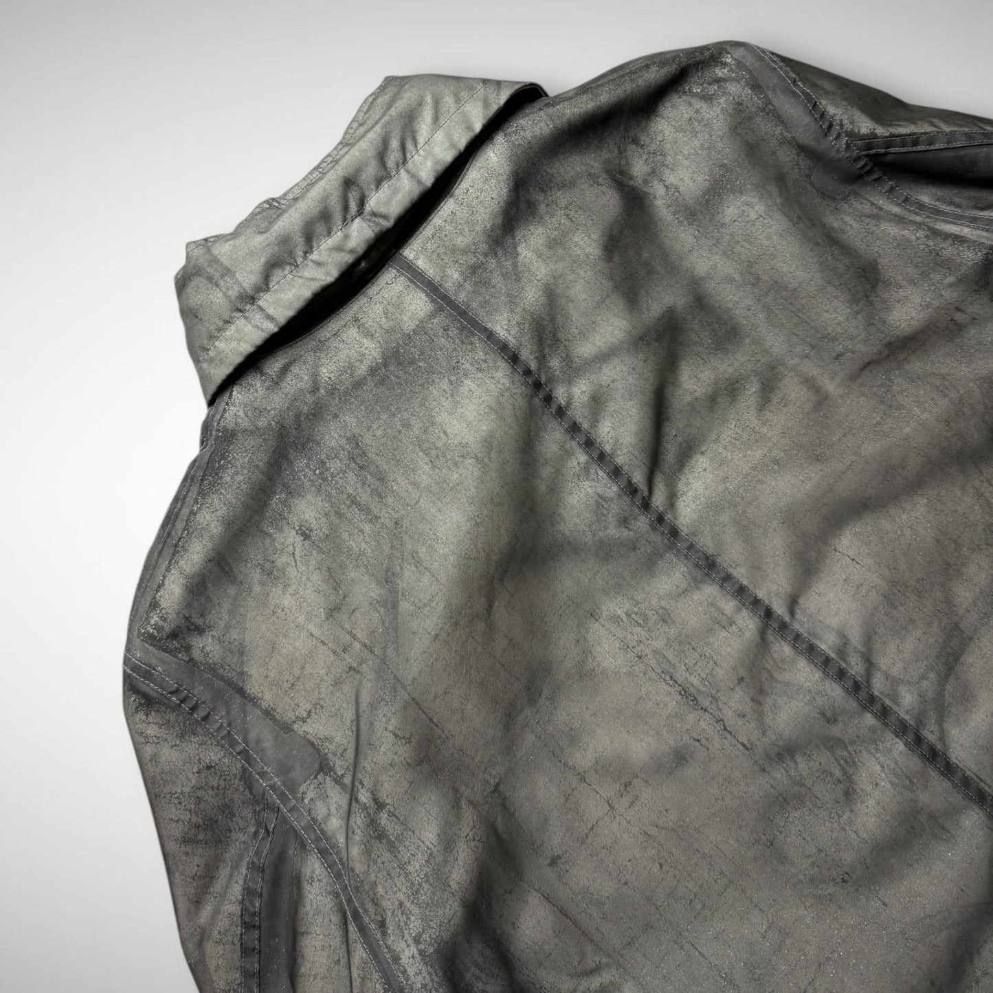 Stone Island Monofilament Mesh Camo Parka w/ Wool Liner (AW2001)