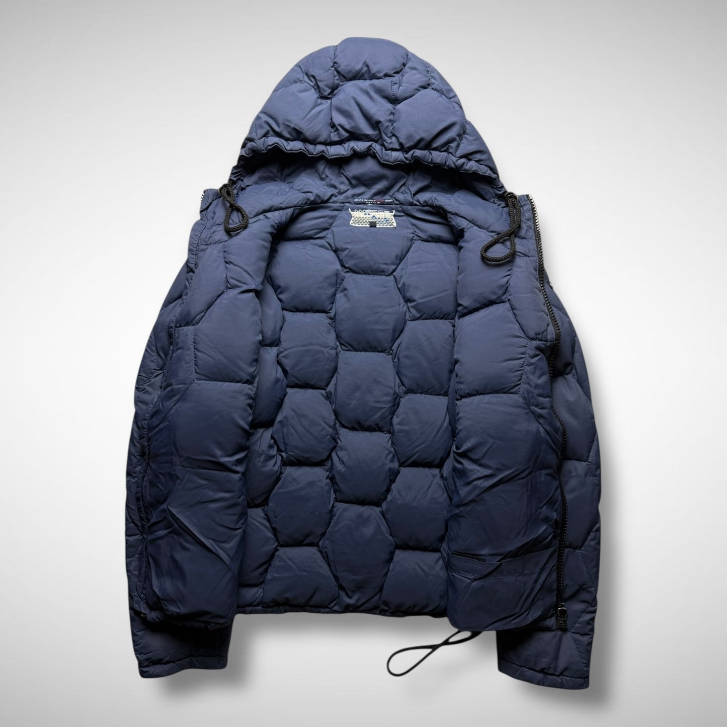 Mecca Hexagon Hooded Puffer Jacket (1990s)