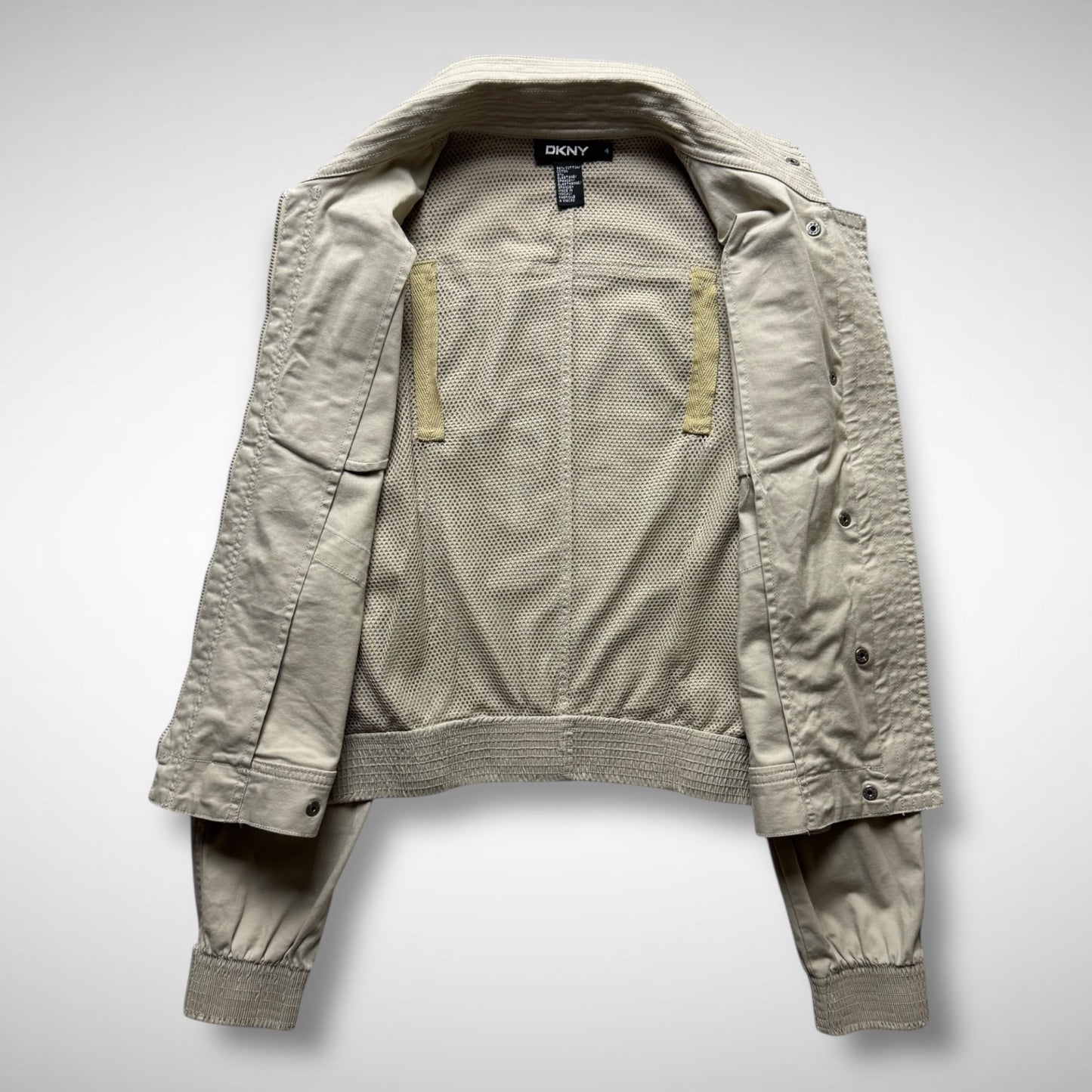 DKNY Cotton & Mesh Tactical Jacket (2000s)