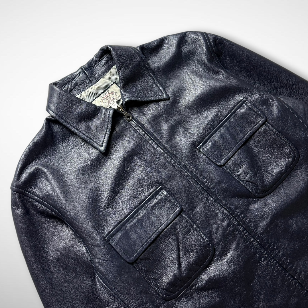 Armani Jeans Leather Jacket (1990s)