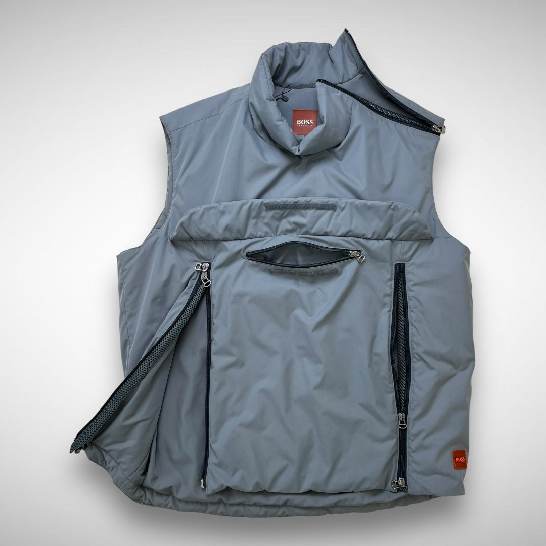 Hugo Boss Orange Zip-Up Vest (2000s)