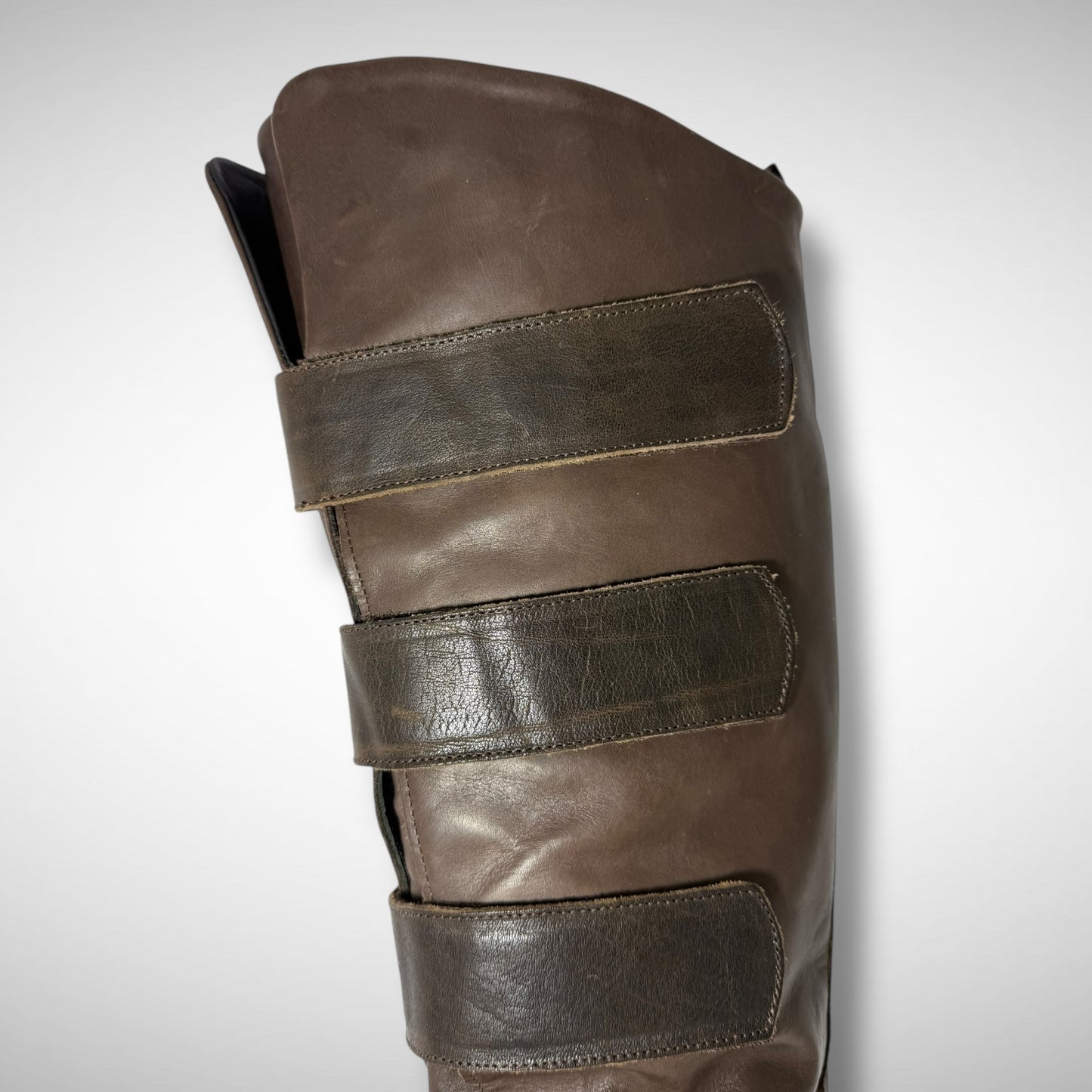 Marithé + François Girbaud Leather Strap Boots (2000s)