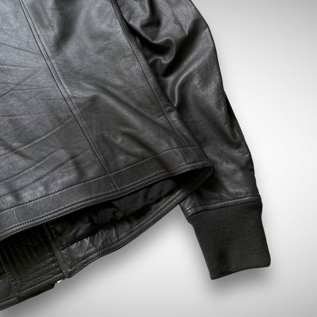 Rick Owens ‘Intarsia’ Calf Leather Jacket (FW2014)