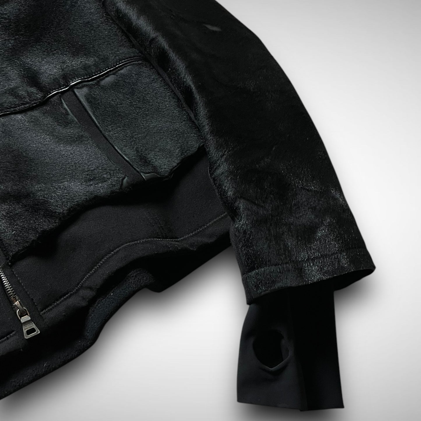 Prada Sport Dyed Fur/Neoprene Jacket (FW99/00)