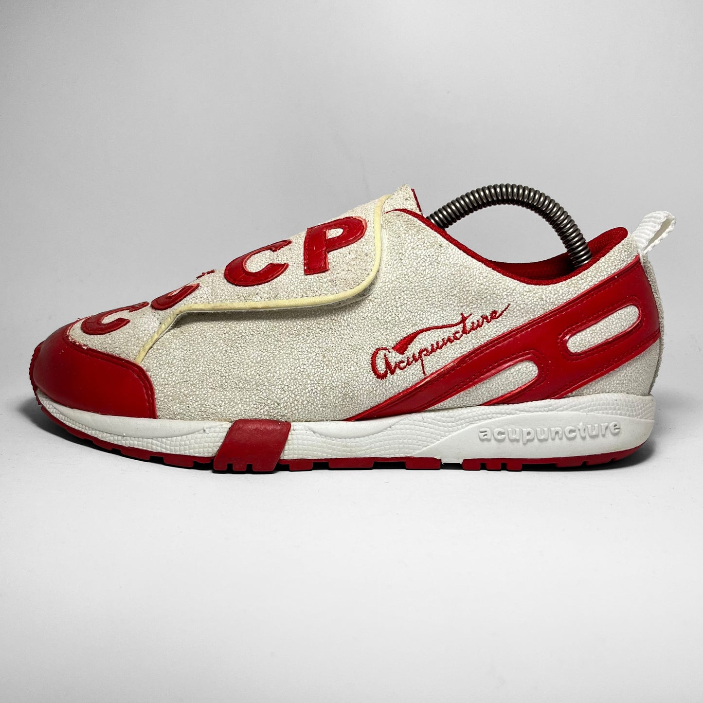 Acupuncture ‘CCCP’ Velcro Flap Shoes (2000s)