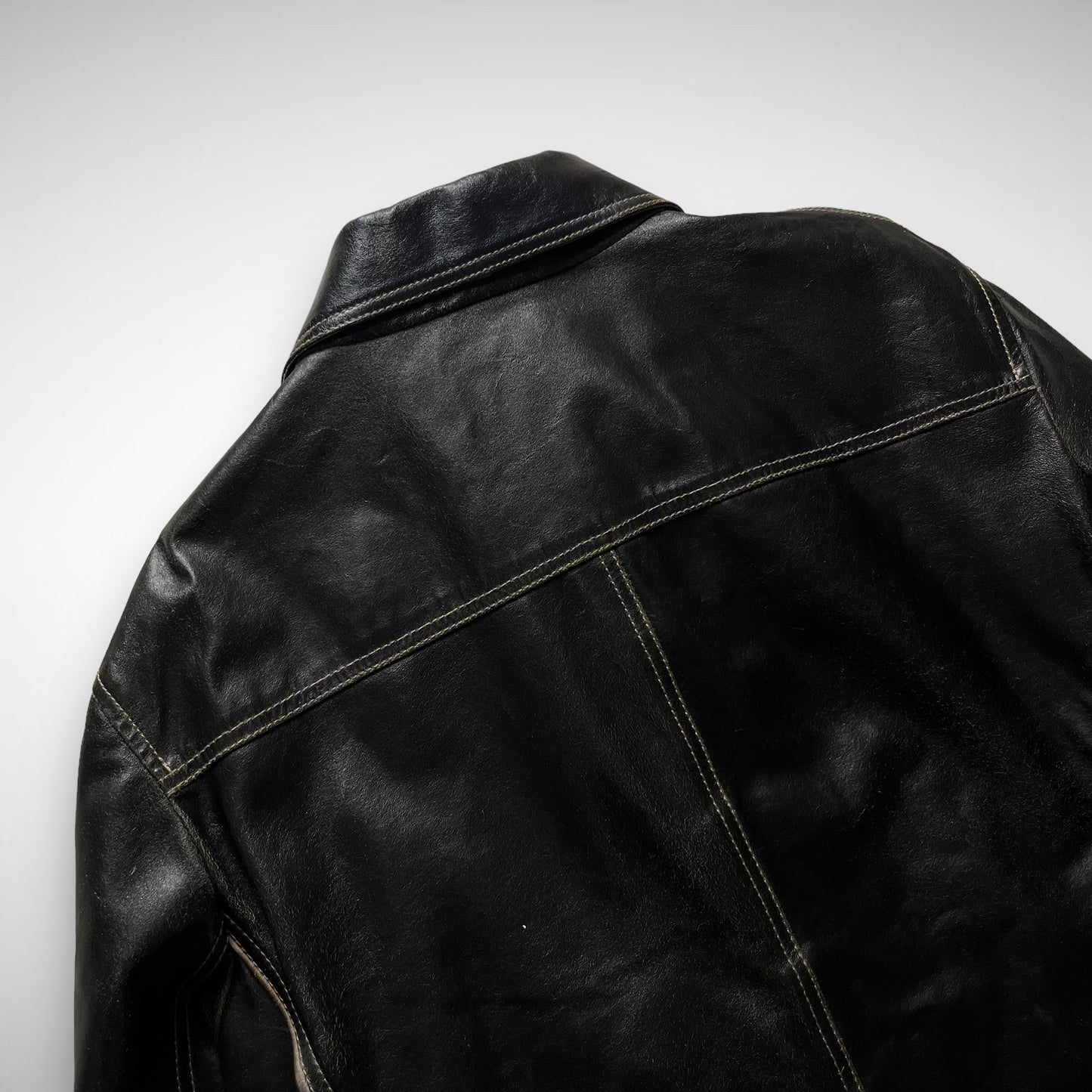 Armani Jeans Leather Jacket (2000s)