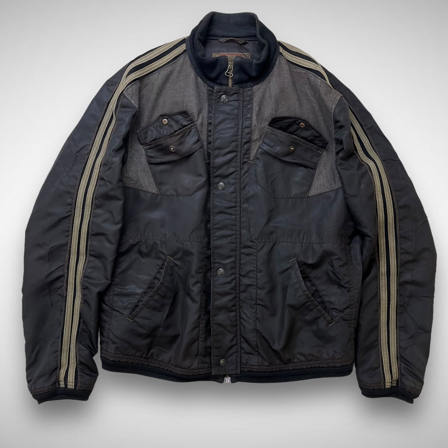 M+F Girbaud Nylon Bomber Jacket (2000s)