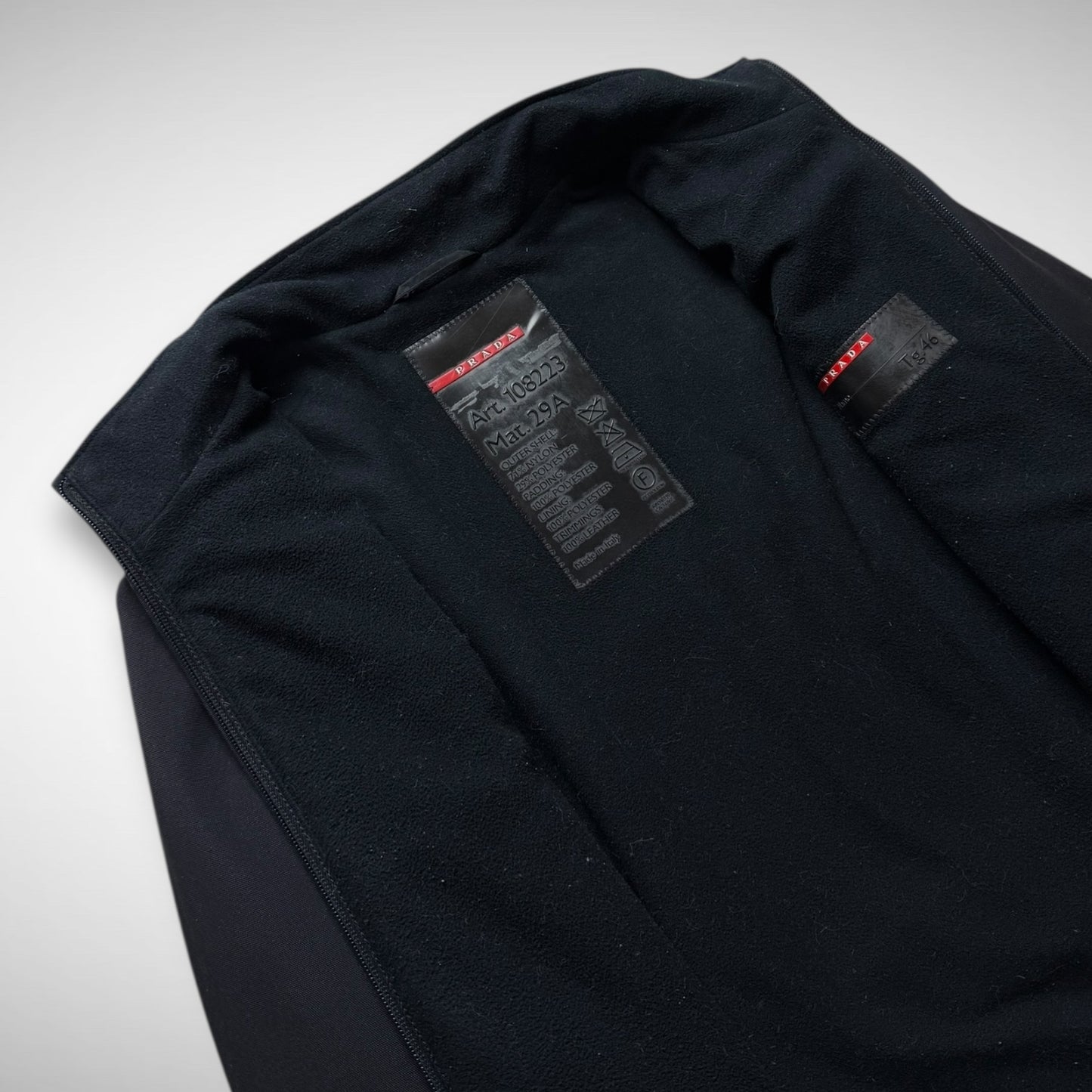 Prada Linea Rossa Riot Collar Belted Jacket (FW1999)