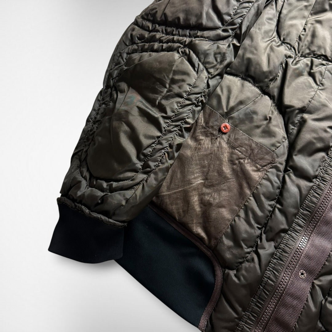 Marithé + François Girbaud Reversible Nylon Metal Jacket (1990s)