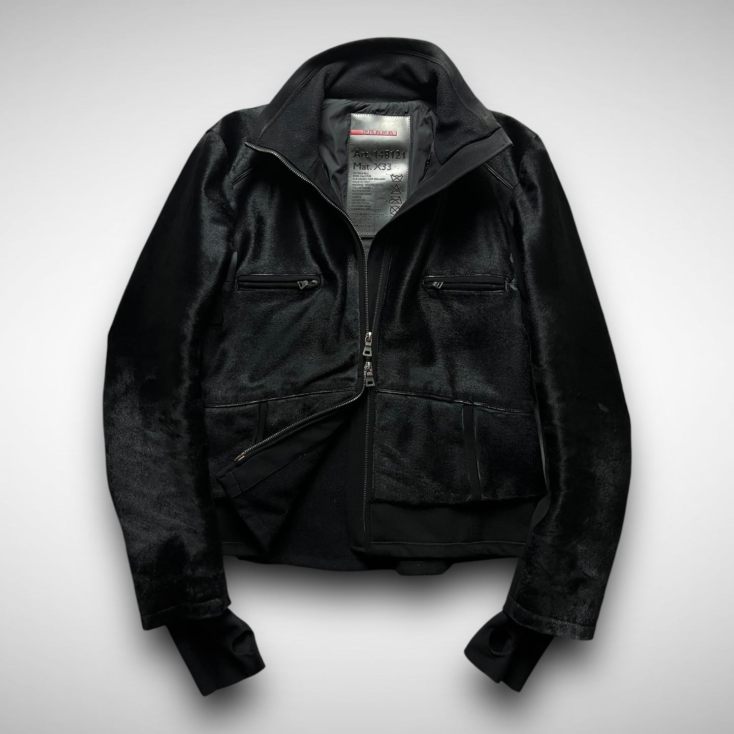 Prada Sport Dyed Fur/Neoprene Jacket (FW99/00)