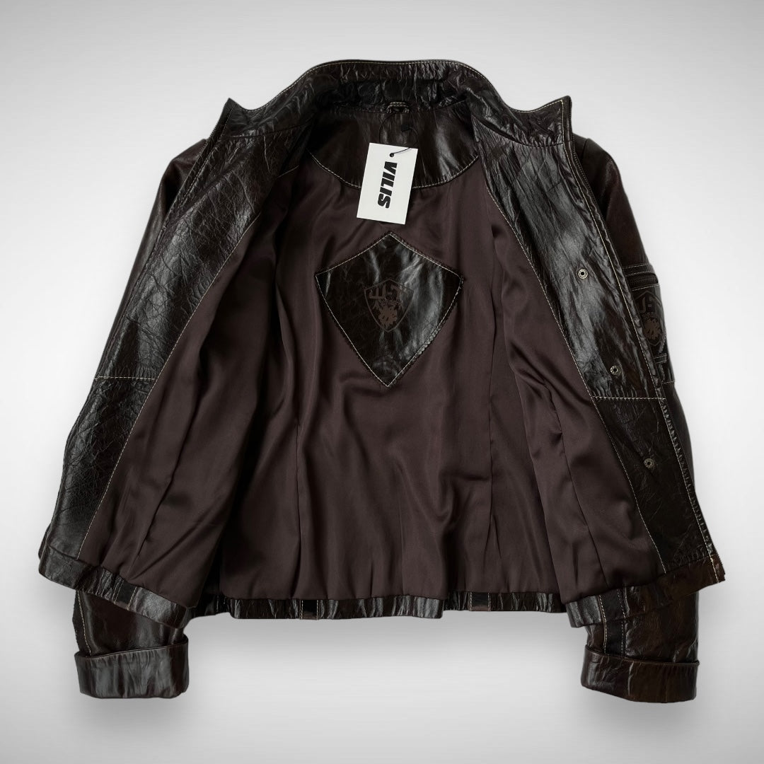 Diesel Leather & Pony Hair Biker Jacket (2000s)