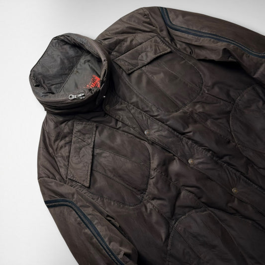 Marithé + François Girbaud Reversible Nylon Metal Jacket (1990s)