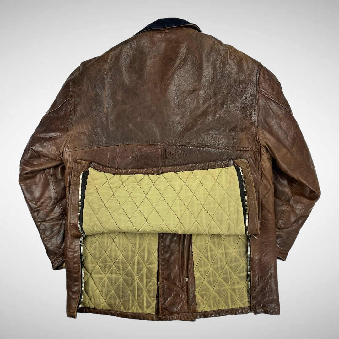 Boneville Quilted Leather Jacket (1980s)