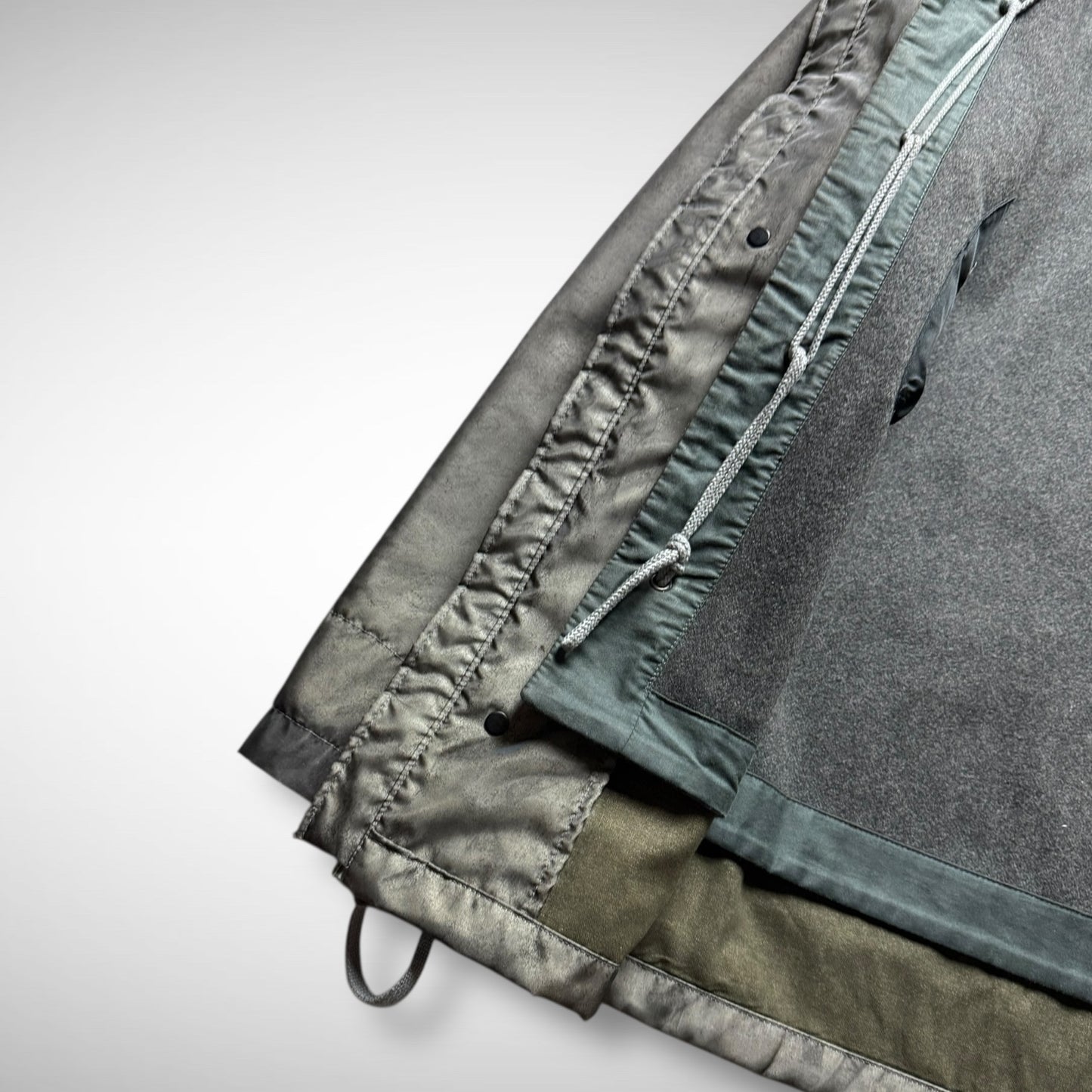 Stone Island Monofilament Mesh Camo Parka w/ Wool Liner (AW2001)
