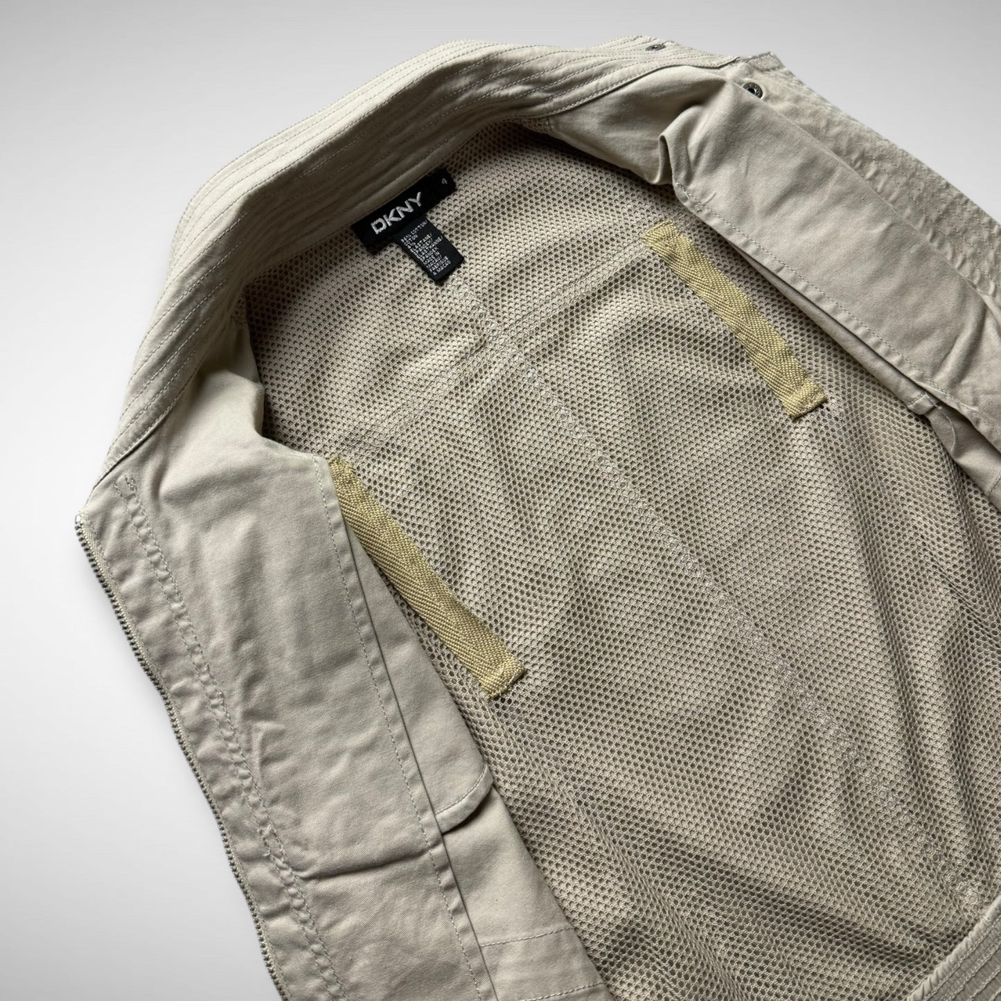 DKNY Cotton & Mesh Tactical Jacket (2000s)