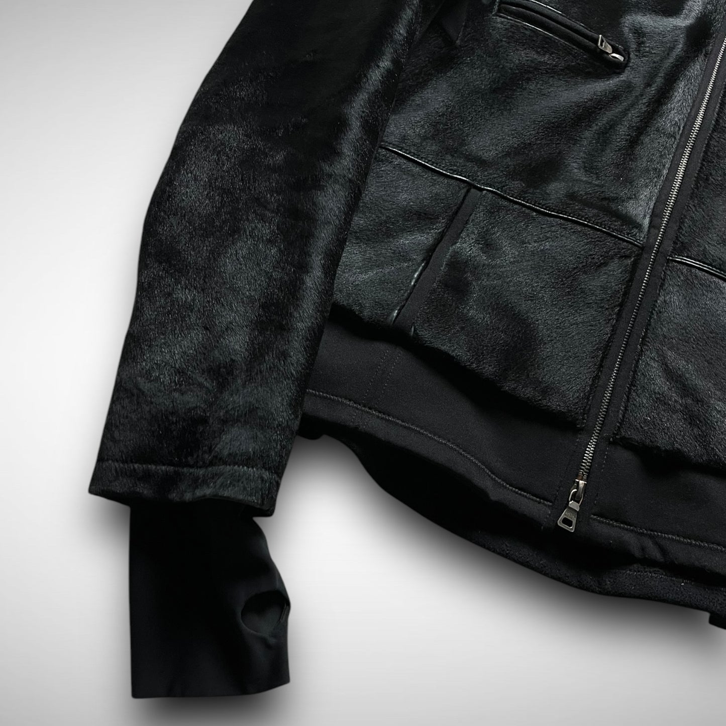 Prada Sport Dyed Fur/Neoprene Jacket (FW99/00)