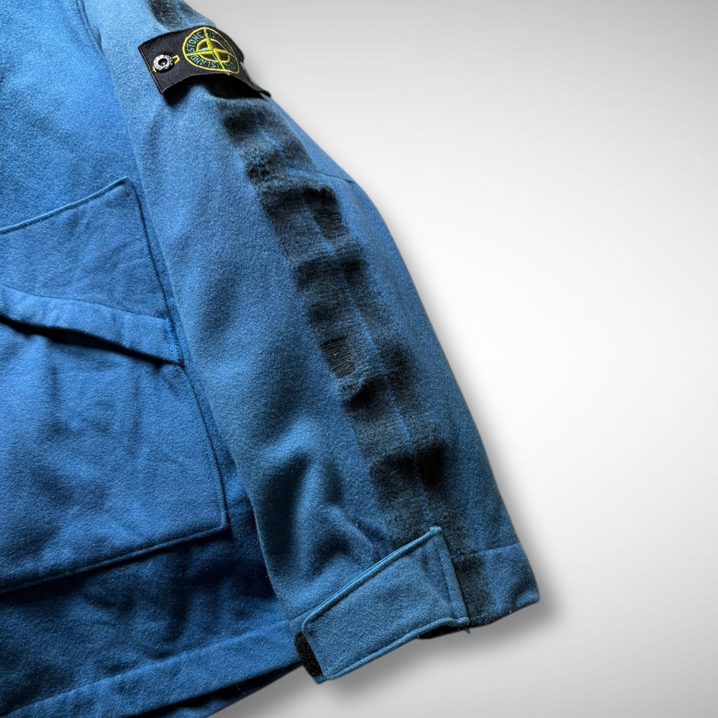 Stone Island Asymmetrical Wool Jacket w/ Liner (AW2001)