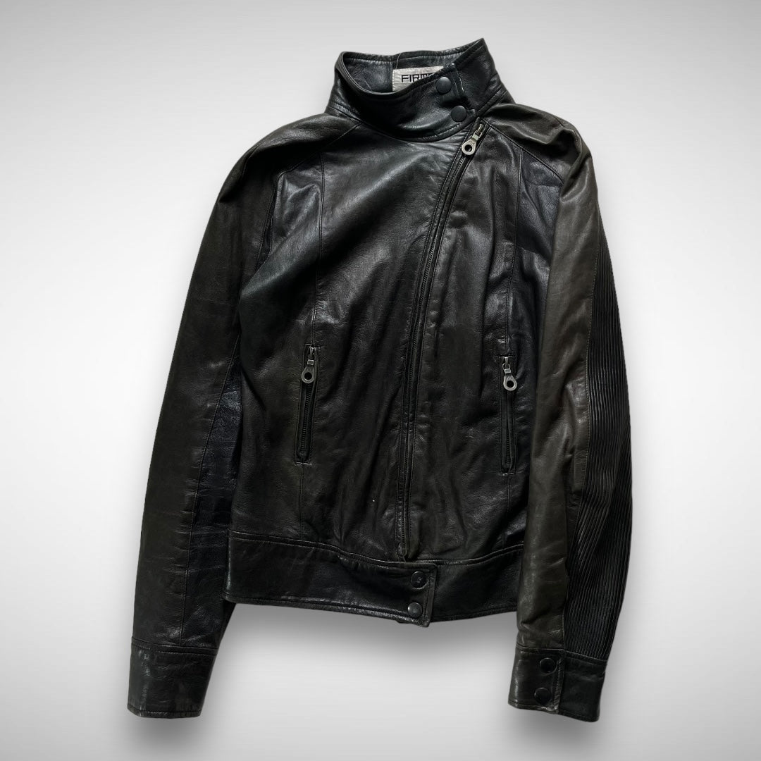 Firma Leather Curve Zip Jacket (2000s)