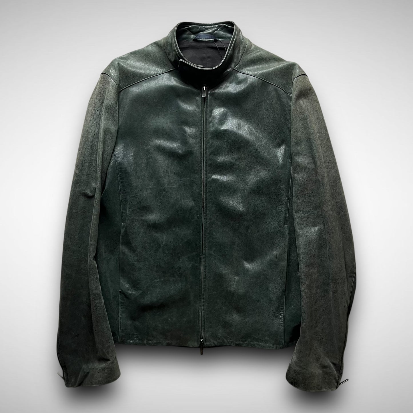 Kenzo Lamb Leather Biker Jacket (2000s)