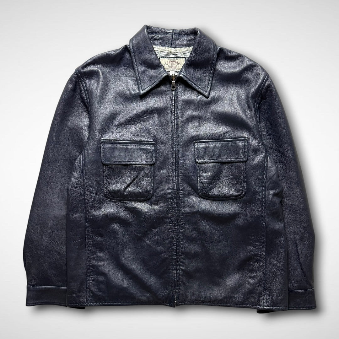 Armani Jeans Leather Jacket (1990s)